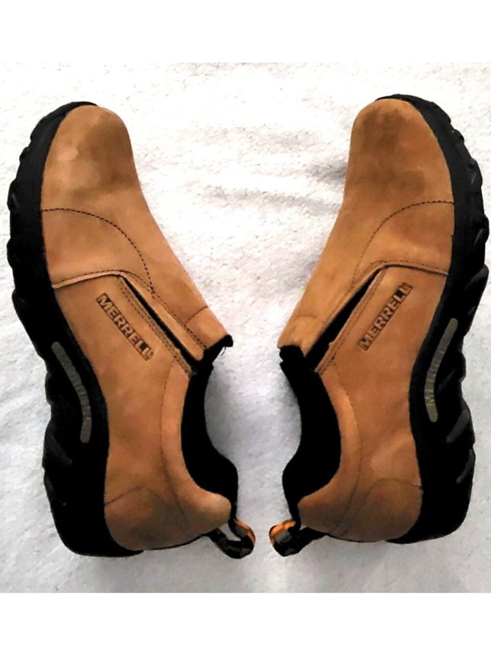 Merrell Big Kids Jungle MOC Nubuck Shoes Hiking Sneaker Brown Nubuck Size US 7M - Picture 7 of 13